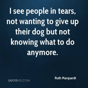 In Tears, Not Wanting To Give Up Their Dog But Not Knowing What To Do ...