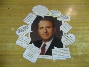 with the quote i have numbered each quote on the back made a list of ...