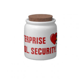 Computer Geek Valentine: Be Secure in Your Love Candy Dish