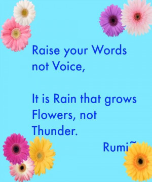 Sunday Inspiration: It is rain that grows flowers - Baby Budgeting