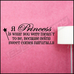 ... is what your mean t to be princess quotes wall words decals lettering