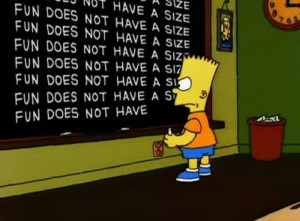 Simpson at the blackboard pics03 Funny: Bart Simpson at the blackboard ...