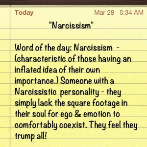 Narcissism