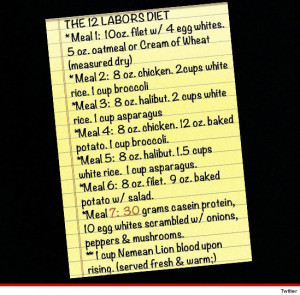 The Rock s Hercules Diet 7 Meals a Day 3 Pounds of Meat 14 Eggs ...