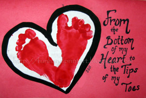 From the Bottom of my Heart to the Tips of my Toes….. Card