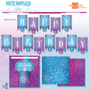 Frozen Birthday Party Free Printables