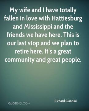 My wife and I have totally fallen in love with Hattiesburg and ...