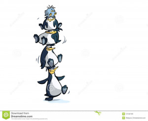 Royalty Free Stock Images Penguins Tower