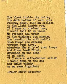 Typewriter Series #627 by Tyler Knott Gregson