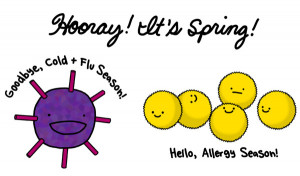 allergy season, flu, natalie dee, pollen, pollution