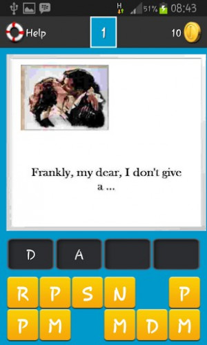 Famous Movie Quote Game