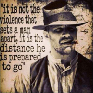 ... forrest #violence #distanceheispreparedtogo #quote #movies #badass
