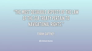 The most desirable aspects of the Law of the Sea Treaty pertain to ...