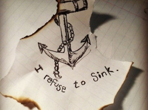 refuse to sink.