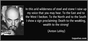 Anton LaVey Quote
