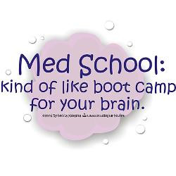 med_school_boot_camp_bumper_bumper_sticker.jpg?color=White&height=250 ...
