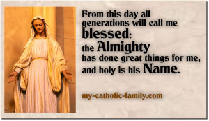 Daily Catholic Mass Readings: From this day all generations will call ...