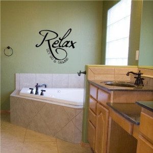 Relax Let Go And Unwind (A) vinyl wall decal by Wall Saying Vinyl ...
