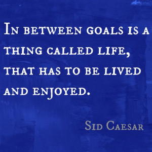 ... that has to be lived and enjoyed sid caesar # quotes # inspiration