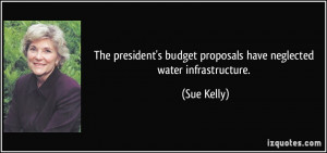 The president's budget proposals have neglected water infrastructure ...