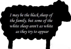 black sheep / quotes & funny things/SylviaDros