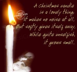 Christmas Candle Is a….