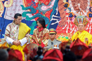 Bhutan King Jigme Khesar Namgyel Wangchuck crowned his Queen Jetsun ...