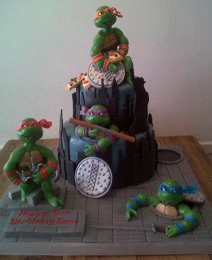 Teenage Mutant Ninja Turtles Birthday Cake Ideas