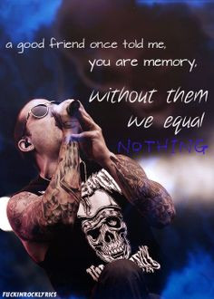 Avenged Sevenfold Quotes | Avenged Sevenfold Lyric Quotes http://www ...