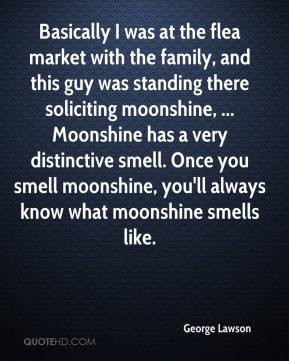 Basically I was at the flea market with the family, and this guy was ...