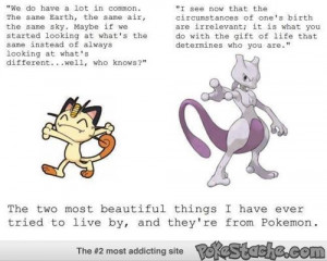 Pokemon definitely gives out the best advice for life
