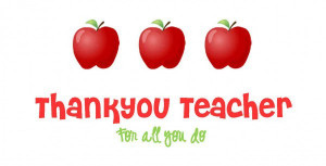 Teacher Appreciation Gifts: Teacher quote in frame