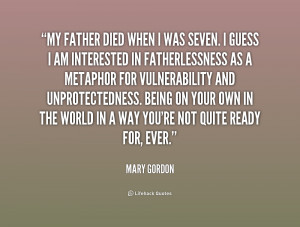 father died quotes