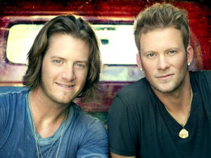 Tyler Hubbard, left, and Brian Kelley of country duo Florida Georgia ...