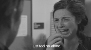 ... sad follow alone Teen crying new allison Teen Wolf depressing quotes