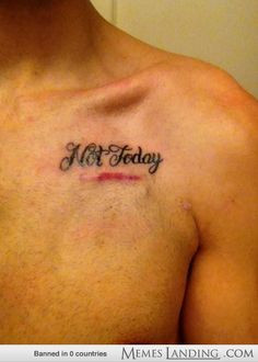 Got this tattoo after a heart attack. Not saying I want a near death ...