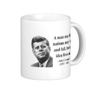 JFK Quote 4b Classic White Coffee Mug