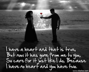 true love heart quotes