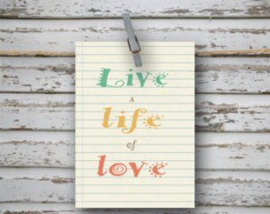 ... Life of Love - Bible Quote - 4x5.5 folded greeting card - Ephesians 5