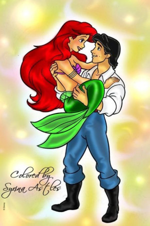 Little Mermaid's Ariel and Prince Eric via www.Facebook.com/pages ...