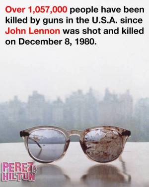 The issue of gun violence hits way too close to home for Yoko Ono .
