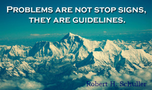 The picture with Robert H.Schuller`s motivational quote