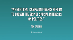 We need real campaign finance reform to loosen the grip of special ...