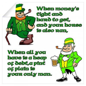 ... > Wall Art > Wall Decals > Irish Sayings, Toasts and Ble Wall Decal