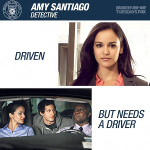 Melissa Fumero as Det. Amy Santiago