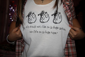 Anchor Tee Photo Quotes Bible