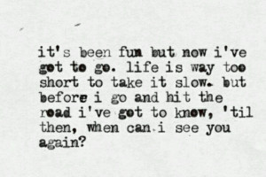 When Can I See You Again? by Owl City!! Owl City Quotes, Songs Quotes