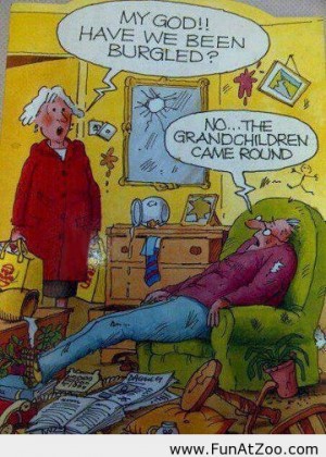 Funny Grandchildren comic Funny picture