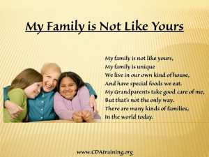 ... families, Please feel free to edit the poem to suit your students