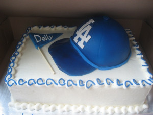 Dodgers Fan Birthday Cake...